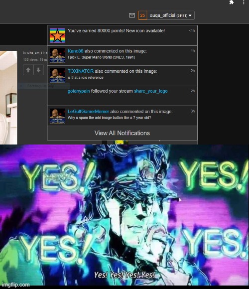 ladies and gentlemen we got it | image tagged in new icon | made w/ Imgflip meme maker