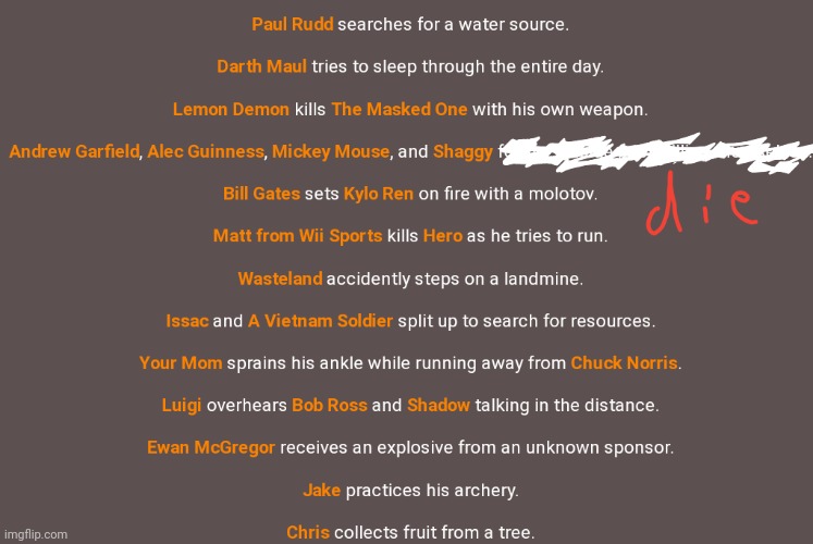 A lot of emotions here. | image tagged in hunger games,funny memes,funny,oh wow are you actually reading these tags | made w/ Imgflip meme maker