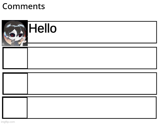 FlipBook comments | Hello | image tagged in flipbook comments | made w/ Imgflip meme maker