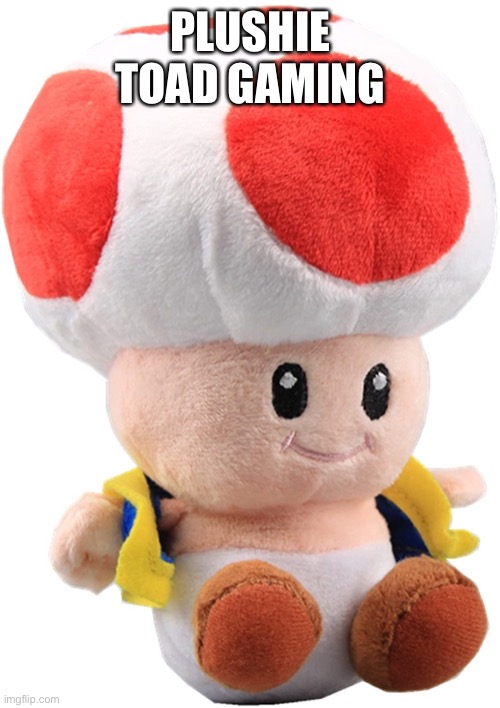 PLUSHIE TOAD GAMING | made w/ Imgflip meme maker