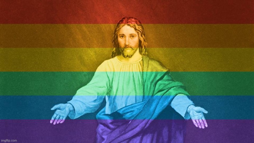 Gay Jesus | image tagged in gay jesus | made w/ Imgflip meme maker