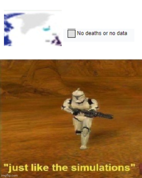 Just like the simulations | image tagged in just like the simulations | made w/ Imgflip meme maker