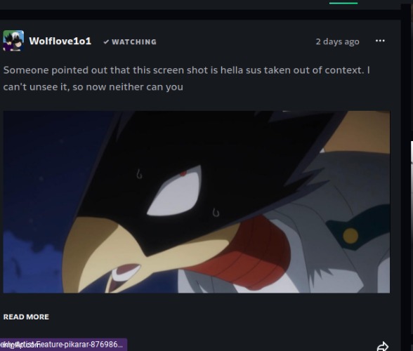 WHY WOLF. YOU JUST HAD TO | made w/ Imgflip meme maker