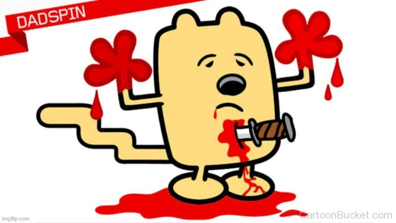 The Death of Wubbzy | image tagged in wubbzy | made w/ Imgflip meme maker
