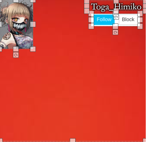 Toga_Himiko annoumcement template Blank Meme Template
