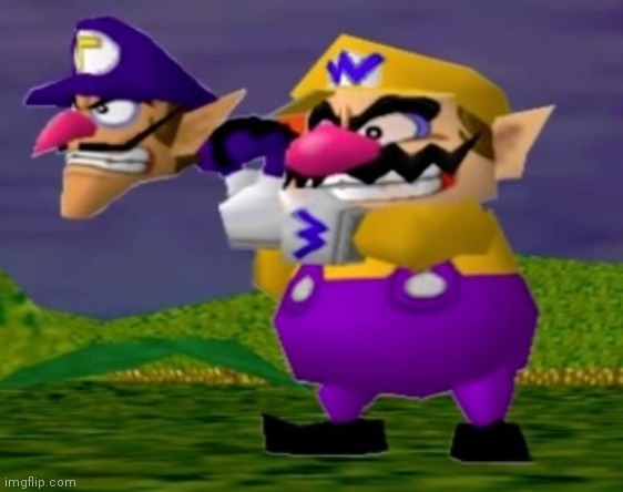 New template | image tagged in waluigi launcher | made w/ Imgflip meme maker