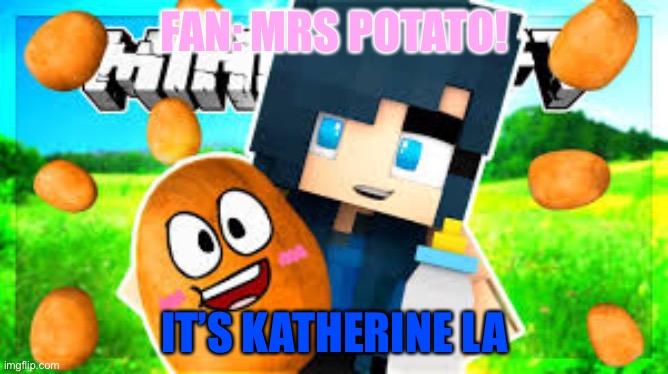 My Meme | FAN: MRS POTATO! IT’S KATHERINE LA | image tagged in my meme | made w/ Imgflip meme maker
