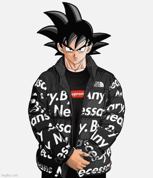 Posting random images with context day 1 (take 2) | image tagged in drip goku | made w/ Imgflip meme maker