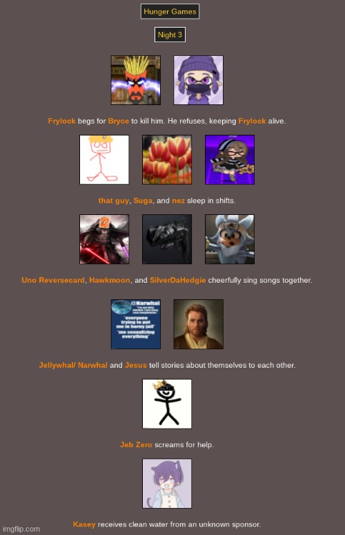 Night #3 | made w/ Imgflip meme maker