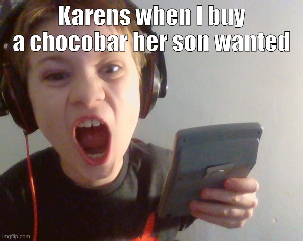 Honestly.......... yes | Karens when I buy a chocobar her son wanted | image tagged in gamer screams | made w/ Imgflip meme maker