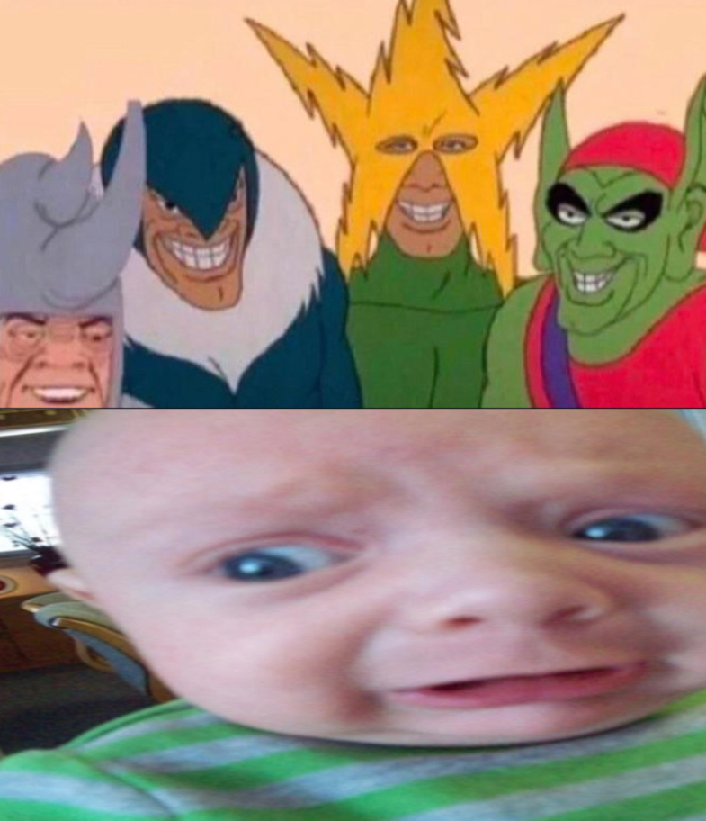 High Quality Me and the boys and toddler Blank Meme Template