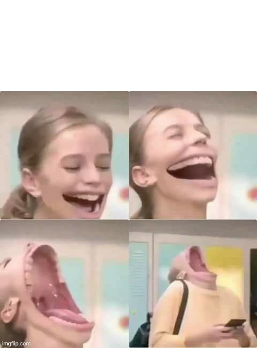 laughing girl | image tagged in laughing girl | made w/ Imgflip meme maker