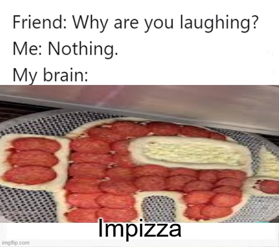 pizza sus | Impizza | image tagged in among us | made w/ Imgflip meme maker