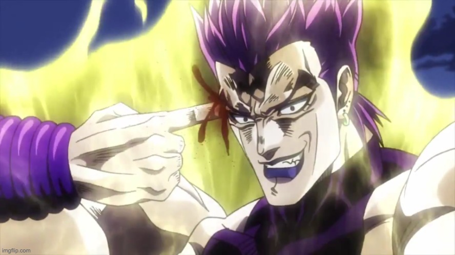 Dio Brando | image tagged in dio brando | made w/ Imgflip meme maker