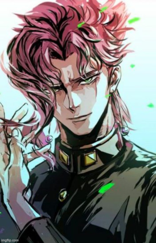 JoJo's Bizarre Adventure Noriaki Kakyoin | image tagged in jojo's bizarre adventure noriaki kakyoin | made w/ Imgflip meme maker