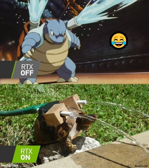 When you notice that you're favorite Pokemon has a RTX ON version and it sucks, LOL! | 😂 | image tagged in pokemon,rtx | made w/ Imgflip meme maker