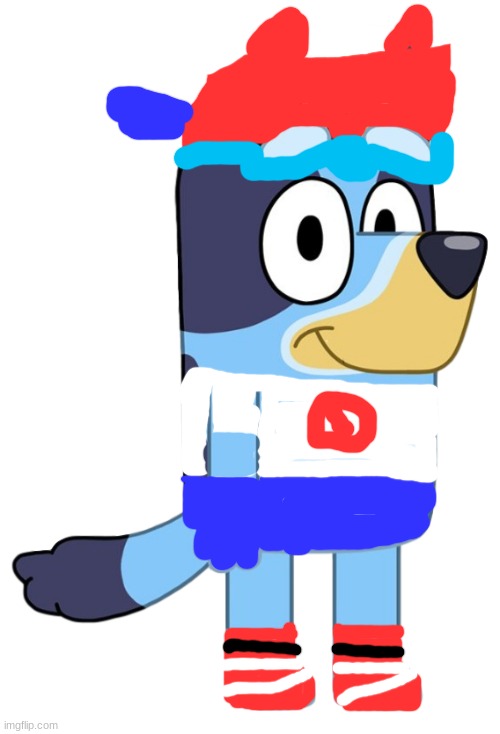 guess the fnf charicter bluey is dressed up as and commet it | image tagged in supersaiynblueyasir | made w/ Imgflip meme maker