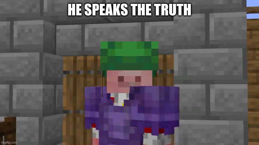 Technoblade Sees All | HE SPEAKS THE TRUTH | image tagged in technoblade sees all | made w/ Imgflip meme maker