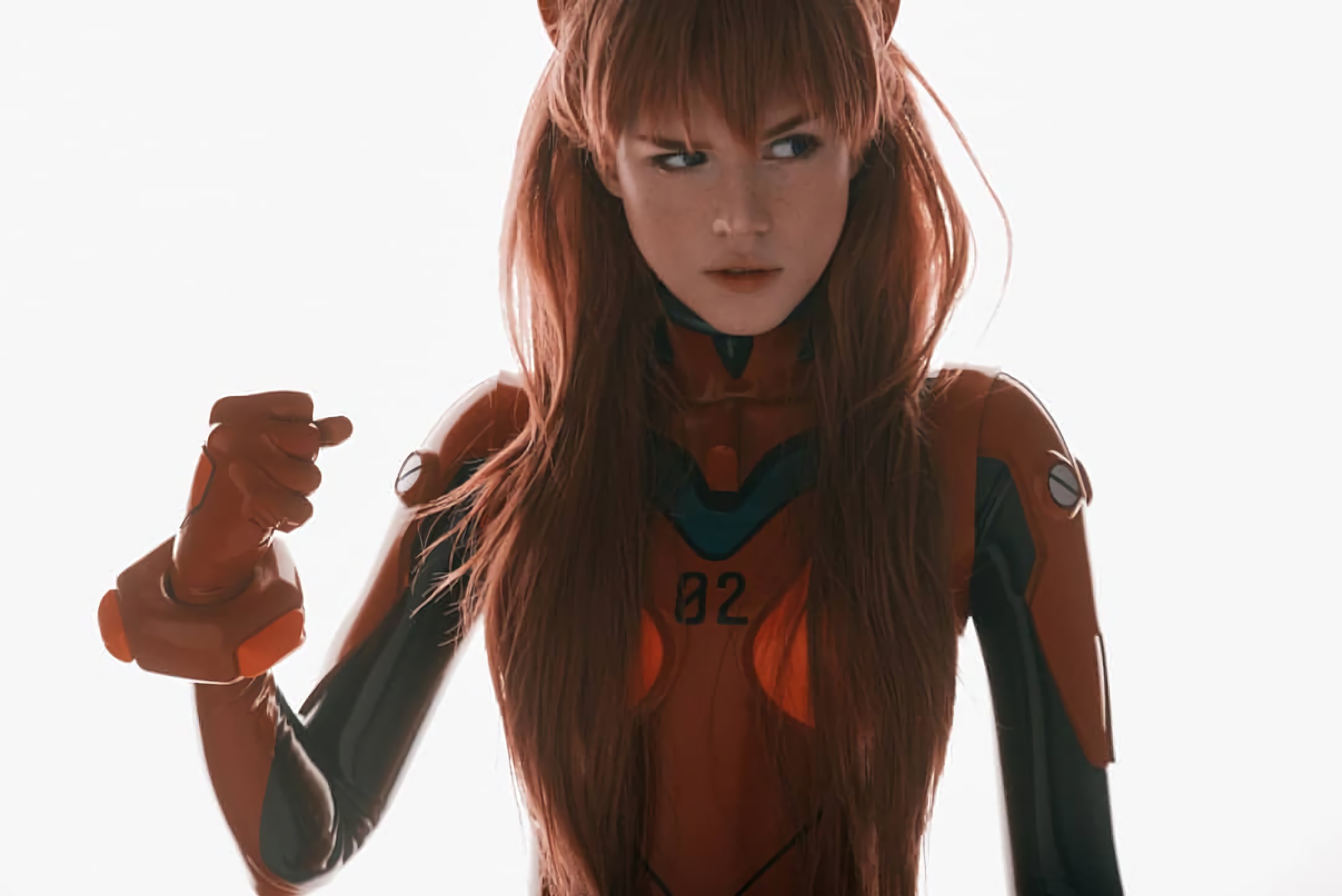 Asuka Langley Blank Meme Template