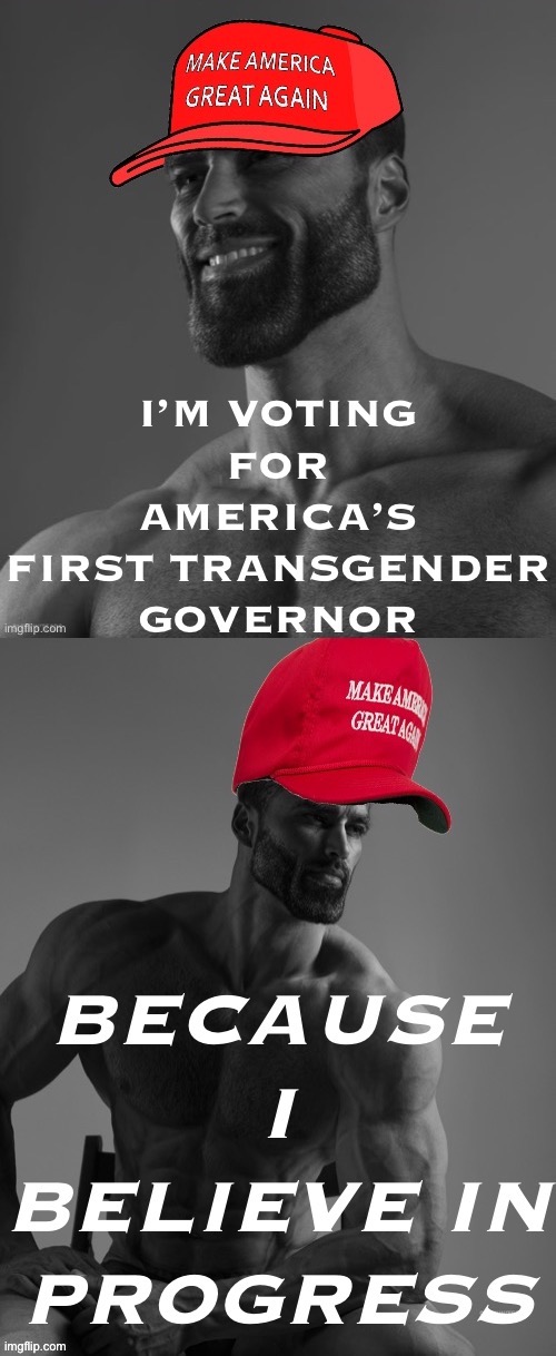 Enormous brain time — #MAGA | made w/ Imgflip meme maker