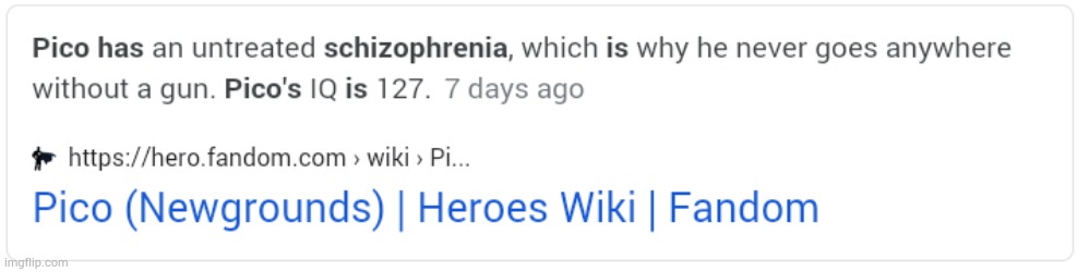 He'll try to shoot the schizophrenia at some point and shoot somebody in the distance, not so 127 IQ. | made w/ Imgflip meme maker