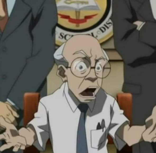 High Quality Boondocks Can a borrow a fry? Blank Meme Template