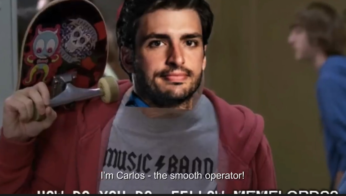 High Quality I’m Carlos the smooth operator Blank Meme Template