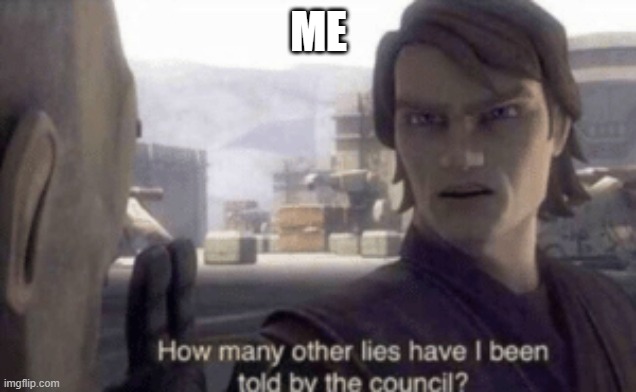 How many other lies have i been told by the council | ME | image tagged in how many other lies have i been told by the council | made w/ Imgflip meme maker