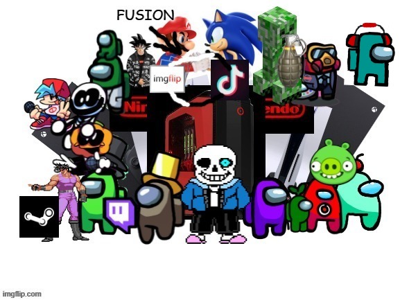 Added me in the logo. (I'm the one with the hedphones) | made w/ Imgflip meme maker
