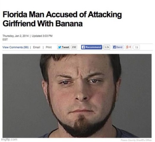 Another funny crime | image tagged in florida,florida man,memes | made w/ Imgflip meme maker