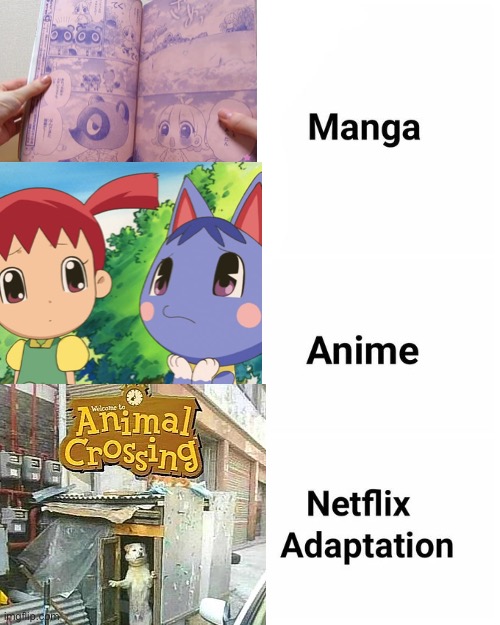 Animal Crossing | image tagged in animal crossing,manga anime netflix adaption,yes | made w/ Imgflip meme maker