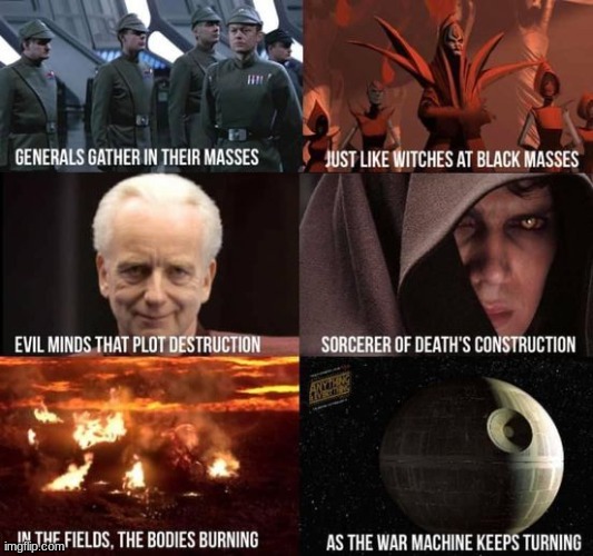 the song is called war pigs | image tagged in star wars | made w/ Imgflip meme maker