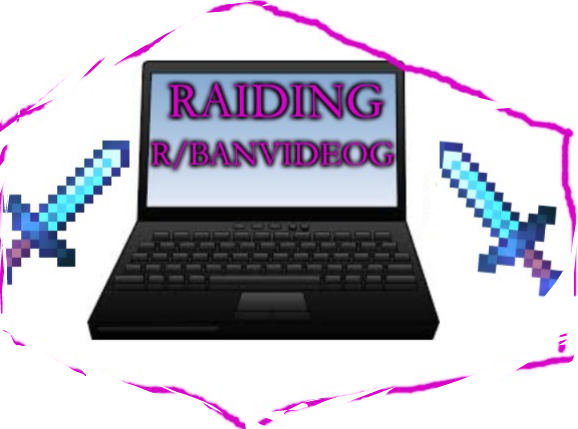 High Quality Raiding_rBanvideog logo Blank Meme Template