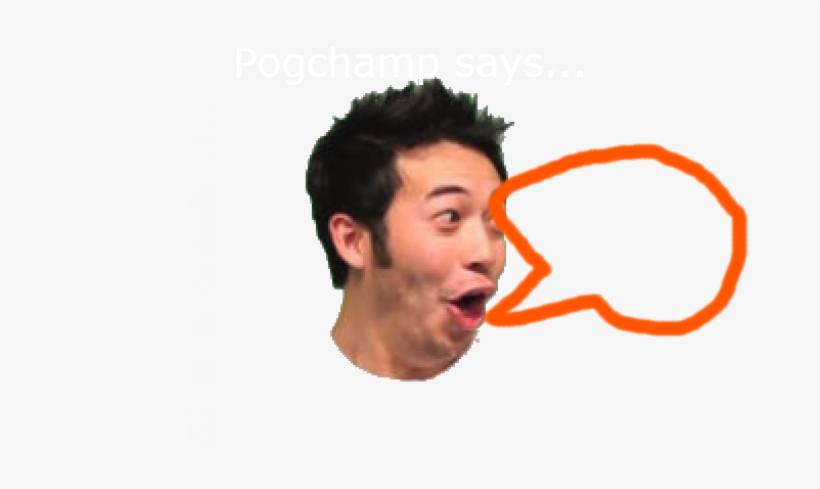 Pogchamp says Blank Meme Template