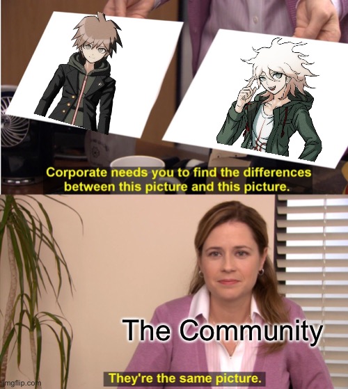 Same English VA = Same Person | The Community | image tagged in memes,they're the same picture | made w/ Imgflip meme maker