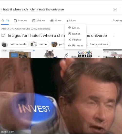 Chinchilla | image tagged in i hate it when,a chinchilla,eats the,universe | made w/ Imgflip meme maker