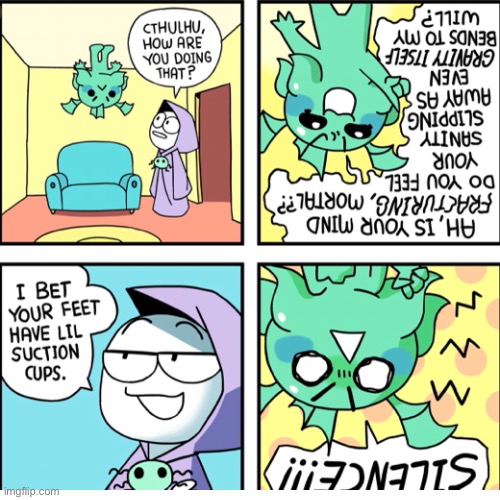 image tagged in shen,cthulhu,comics | made w/ Imgflip meme maker