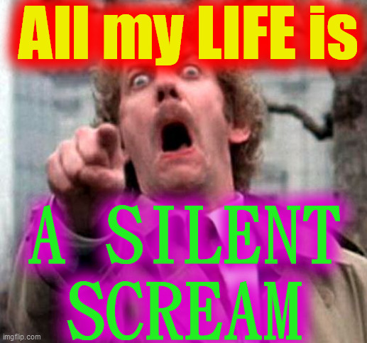 donald sutherland  | All my LIFE is A SILENT
SCREAM | image tagged in donald sutherland | made w/ Imgflip meme maker