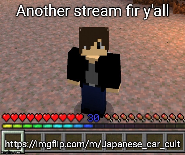 Y'all like toyota supra or nissan skyline | Another stream fir y'all; https://imgflip.com/m/Japanese_car_cult | image tagged in chrom_ender | made w/ Imgflip meme maker