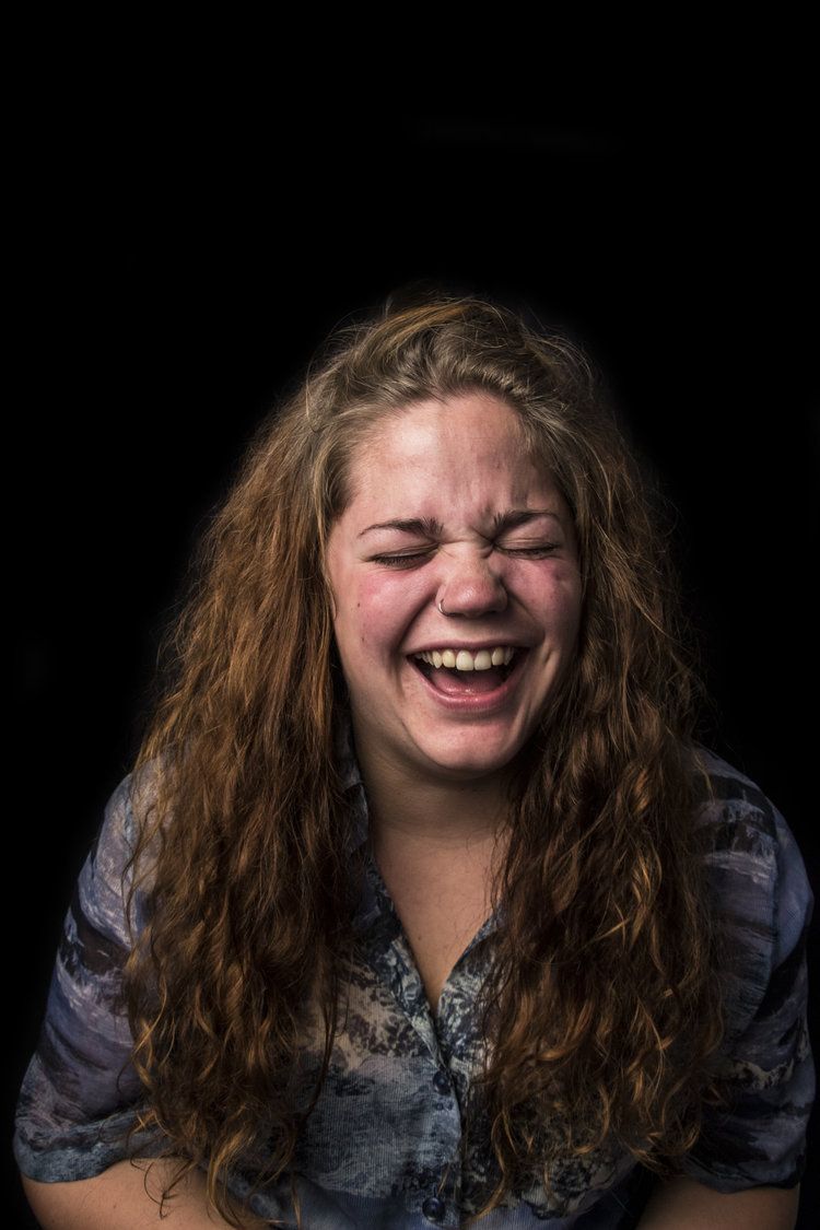 High Quality Girl laughing Blank Meme Template