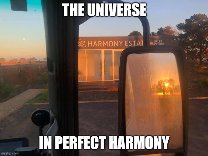 Sun and Moon | THE UNIVERSE; IN PERFECT HARMONY | image tagged in universe,sun,moon,same | made w/ Imgflip meme maker