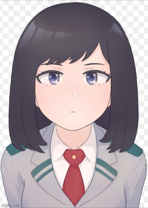 Yui Kodai is staring at you | image tagged in my hero academia | made w/ Imgflip meme maker