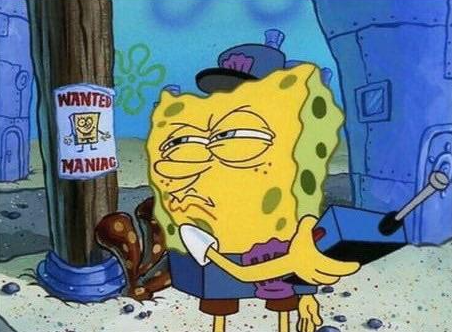 spongebob detective Blank Meme Template