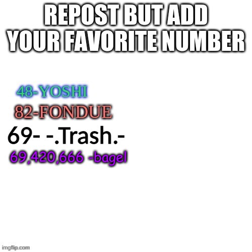 e | 69,420,666 -bagel | image tagged in yes | made w/ Imgflip meme maker