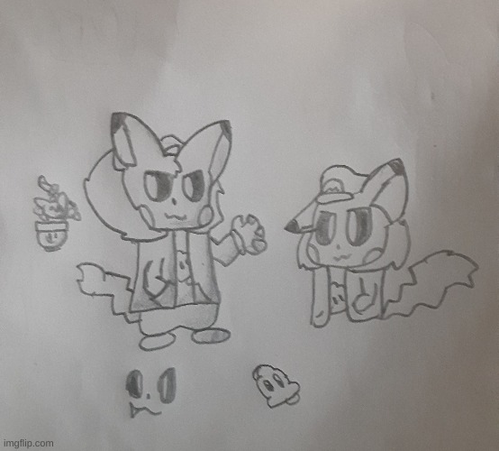 giga cat pikachu sketches | made w/ Imgflip meme maker