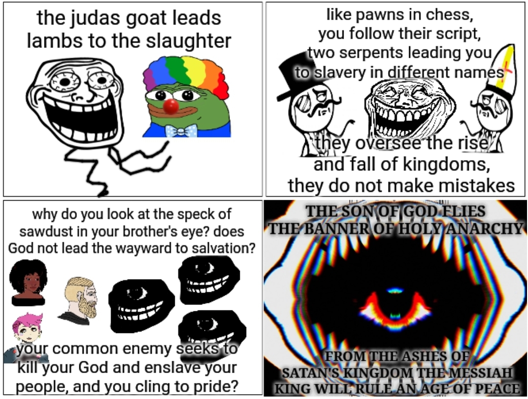Trollge judas goat Blank Meme Template