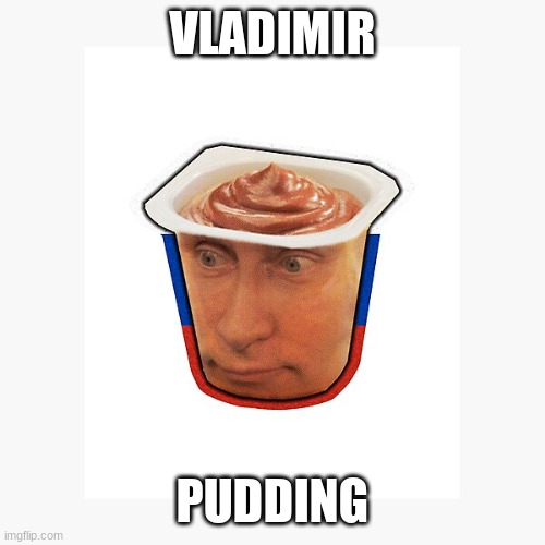 E | VLADIMIR; PUDDING | made w/ Imgflip meme maker