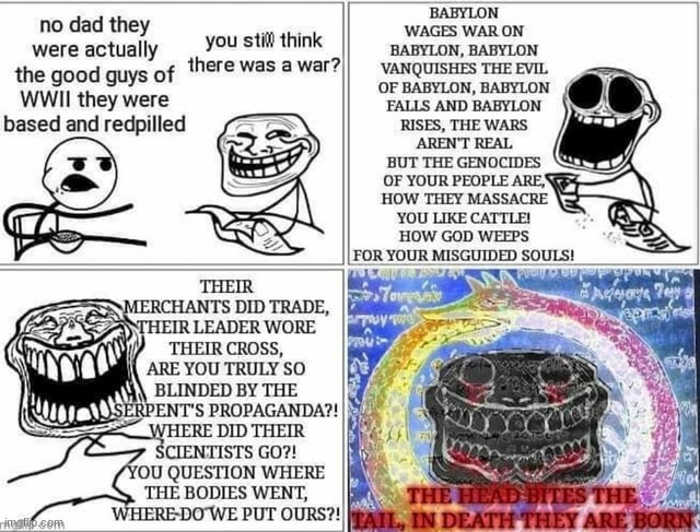 Trollge war on babylon | image tagged in trollge war on babylon | made w/ Imgflip meme maker