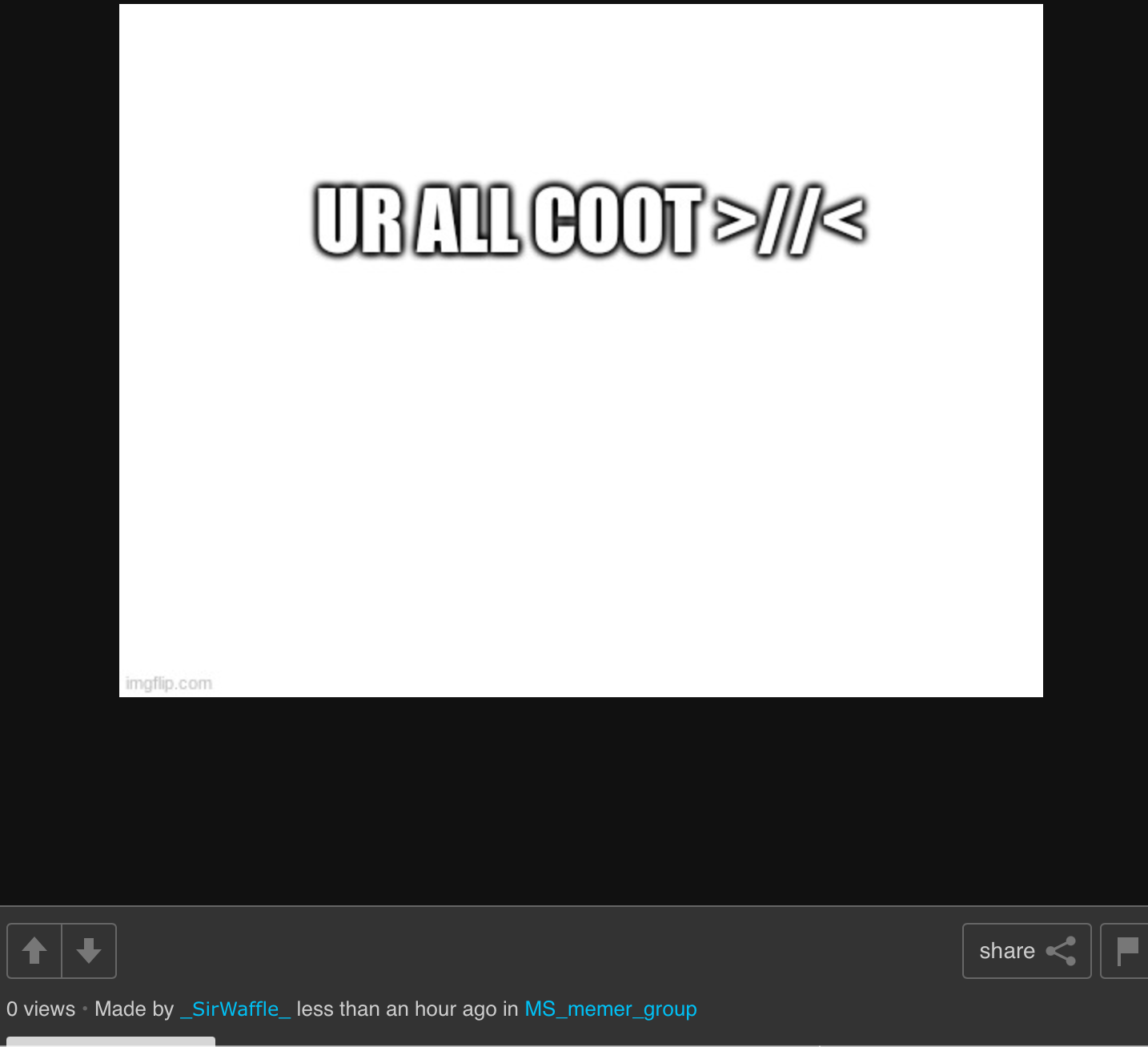 Waffles last name Blank Meme Template
