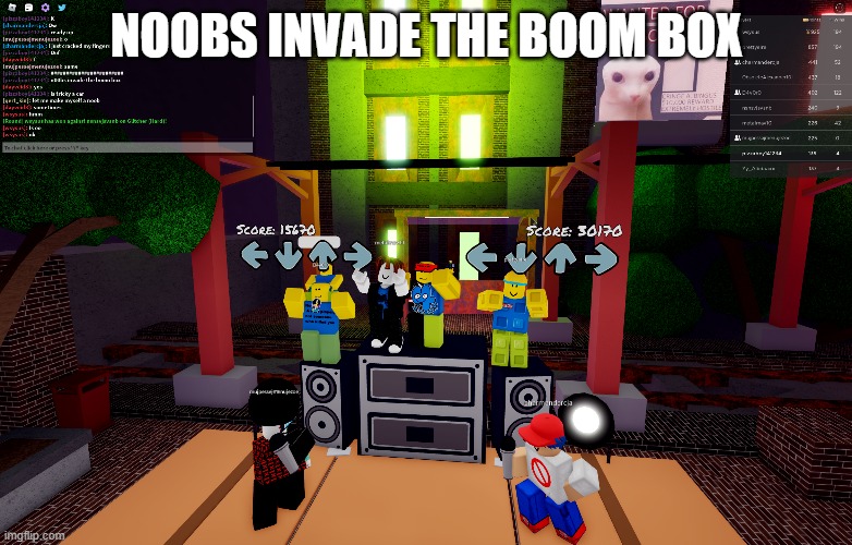 NOOBS INVADE THE BOOM BOX | made w/ Imgflip meme maker